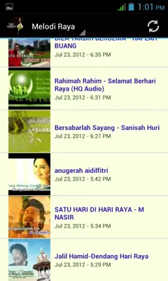 Lagu Hari Raya android App screenshot 2